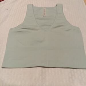 Athleta Women's Sports Bra Size Small Mint Green Tank Style Top Activewear Gym